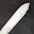 1930 British Vintage White Mother of Pearl Handle Dessert Cutlery Set 6x2 in Leather Case